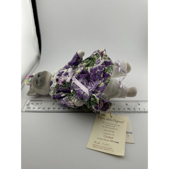 Victoria Ashlea Originals Porcelain Cat Head Doll by Goebel 520/2000 1996 WT - Picture 7 of 8